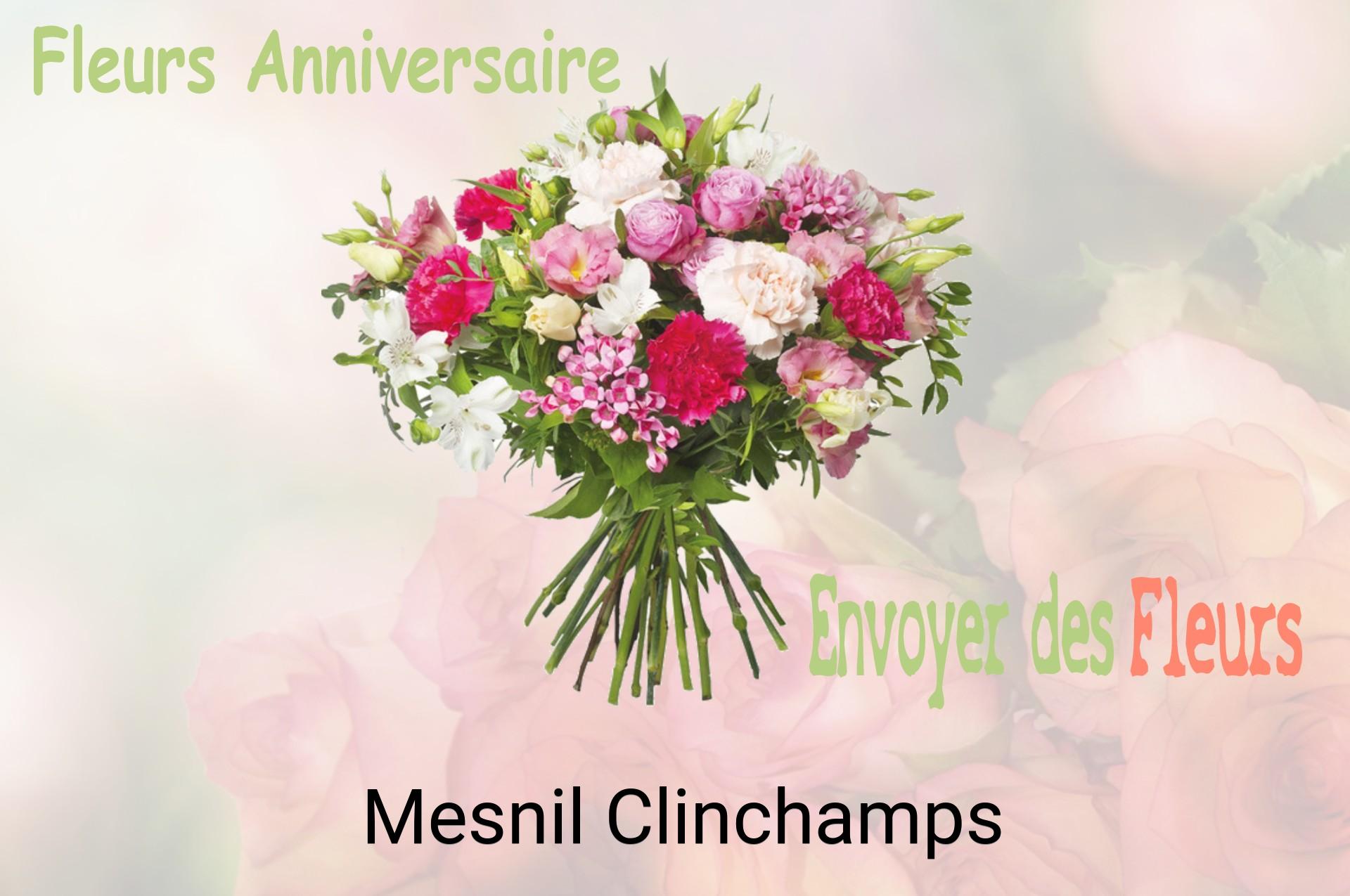 Bouquet de fleurs d’anniversaire livré à Mesnil-Clinchamps