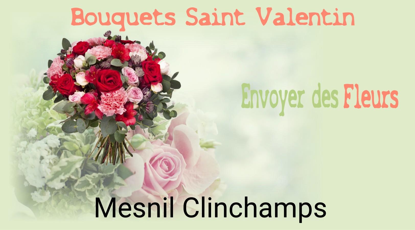 Roses de Saint-Valentin livrées à Mesnil-Clinchamps